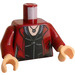 LEGO Dark Red Scarlet Witch with Printed Legs Minifig Torso (973 / 76382)