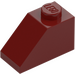 LEGO Dark Red Slope 1 x 2 (45°) (3040 / 6270)