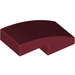 LEGO Dark Red Slope 1 x 2 Curved (3593 / 11477)