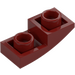 LEGO Dark Red Slope 1 x 2 Curved Inverted (24201)