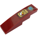 LEGO Dark Red Slope 1 x 4 Curved with Gauges and &#039;PSI&#039; Sticker (11153)