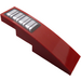 LEGO Dark Red Slope 1 x 4 Curved with Vents Sticker (11153)