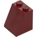 LEGO Dark Red Slope 2 x 2 x 2 (65°) with Bottom Tube (3678)