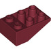 LEGO Dark Red Slope 2 x 3 (25°) Inverted without Connections between Studs (3747)