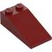 LEGO Dark Red Slope 2 x 4 (18°) (30363)