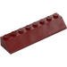 LEGO Dark Red Slope 2 x 8 (45°) (4445)