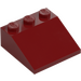 LEGO Dark Red Slope 3 x 3 (25°) (4161)