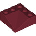 LEGO Dunkelrot Steigung 3 x 3 (25°) Doppelt Concave (99301)