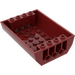 LEGO Dunkelrot Steigung 6 x 8 x 2 Gebogen Invertiert Doppelt (45410)