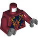 LEGO Dark Red Squid Warrior Torso (973 / 76382)