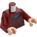 LEGO Dark Red Star-Lord with Dark Red Printed Legs Minifig Torso (973)