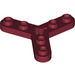 LEGO Dark Red Technic Rotor 3 Blade with 6 Studs (32125 / 51138)