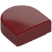 LEGO Dark Red Tile 1 x 1 Half Oval (24246 / 35399)