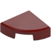 LEGO Dark Red Tile 1 x 1 Quarter Circle (25269)