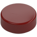 LEGO Dark Red Tile 1 x 1 Round (98138)