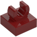 LEGO Rouge Foncé Tuile 1 x 1 avec Clip (Surélevé &quot;C&quot;) (15712 / 44842)