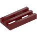 LEGO Dark Red Tile 1 x 2 Grille (with Bottom Groove) (2412 / 30244)