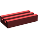 LEGO Dark Red Tile 1 x 2 Grille (without Bottom Groove) (2412)
