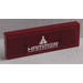 LEGO Dark Red Tile 1 x 3 with &#039;HAMMER&#039; and Triangle pattern Sticker (63864)