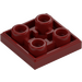 LEGO Dark Red Tile 2 x 2 Inverted (11203)