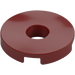 LEGO Dark Red Tile 2 x 2 Round with Hole in Center (15535)