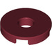 LEGO Dark Red Tile 2 x 2 Round with Hole in Center (15535)