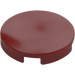 LEGO Dark Red Tile 2 x 2 Round with &quot;X&quot; Bottom (4150)