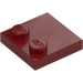 LEGO Dark Red Tile 2 x 2 with Studs on Edge (33909)