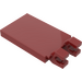 LEGO Dark Red Tile 2 x 3 with Horizontal Clips (Angled Clips) (30350)