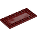 LEGO Dark Red Tile 4 x 8 Inverted (83496)