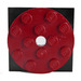 LEGO Dark Red Turntable 4 x 4 x 0.667 with Black Locking Base