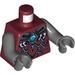 LEGO Dark Red Wakz Torso (973 / 76382)