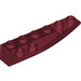 LEGO Dark Red Wedge 2 x 6 Double Inverted Right (41764)