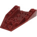 LEGO Rouge foncé Coin 6 x 4 Inversé (4856)