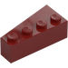 LEGO Rojo oscuro Cuña Ladrillo 2 x 4 Derecha (41767)