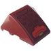 LEGO Rouge foncé Coin Incurvé 3 x 4 Tripler avec Iron Man Hulkbuster Armor Autocollant (64225)