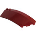 LEGO Dark Red Wedge Curved 3 x 8 x 2 Right (41749 / 42019)