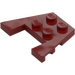 LEGO Dark Red Wedge Plate 3 x 4 with Stud Notches (28842 / 48183)