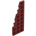 LEGO Tmavě červená Klín Deska 3 x 8 Křídlo Levý (50305)