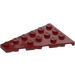 LEGO Mörkröd Kil Platta 4 x 6 Vinge Vänster (48208)