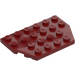 LEGO Dark Red Wedge Plate 4 x 6 without Corners (32059 / 88165)