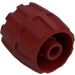 LEGO Dark Red Wheel Hard-Plastic Small (6118)