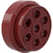 LEGO Dark Red Wheel Rim Ø30 x 12.7 Stepped (2695)