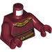 LEGO Dark Red Zorii Bliss Minifig Torso (76382)