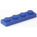 LEGO Dunkles Königsblau Platte 1 x 4 (3710)