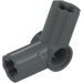 LEGO Dark Stone Gray Angle Connector #5 (112.5º) (32015 / 41488)