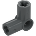 LEGO Dark Stone Gray Angle Connector #6 (90º) (32014 / 42155)