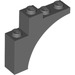 LEGO Dark Stone Gray Arch 1 x 4 x 3 (80543)