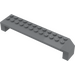 LEGO Donker steengrijs Boog 2 x 14 x 2.3 (30296)