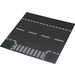 LEGO Dark Stone Gray Baseplate 32 x 32 Road 6-Stud T Intersection with White Dashed Lines and Crosswalk (44341 / 54202)
